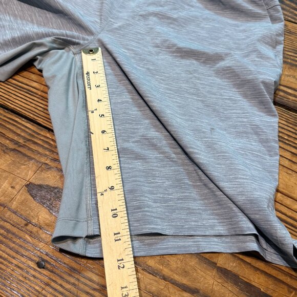 Lululemon T.H.E. Shorts Mens Size Large Gray Performance 11" Drawstring Running - Picture 6 of 10